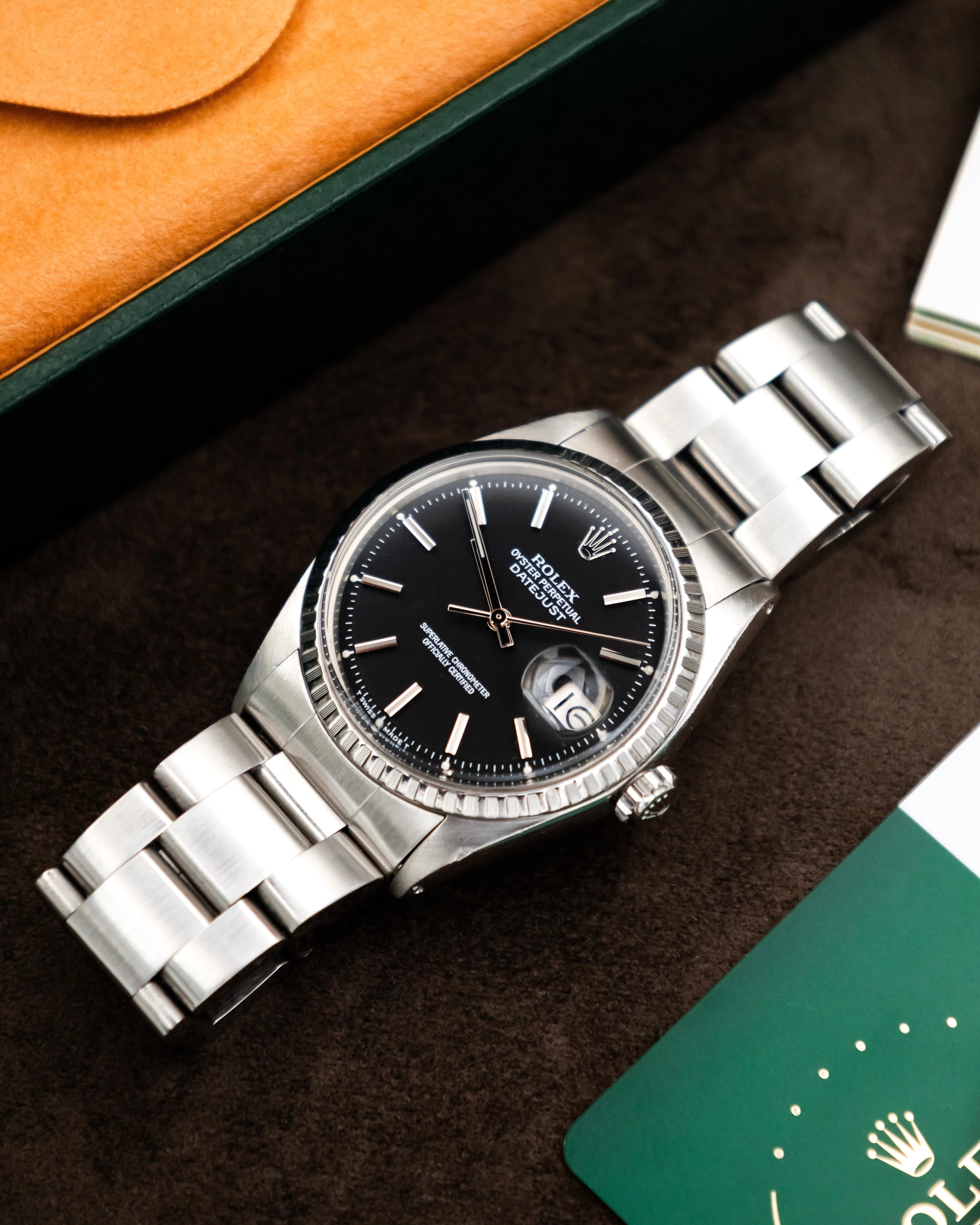 Rolex 1603 Perpetual Datejust - Black Dial