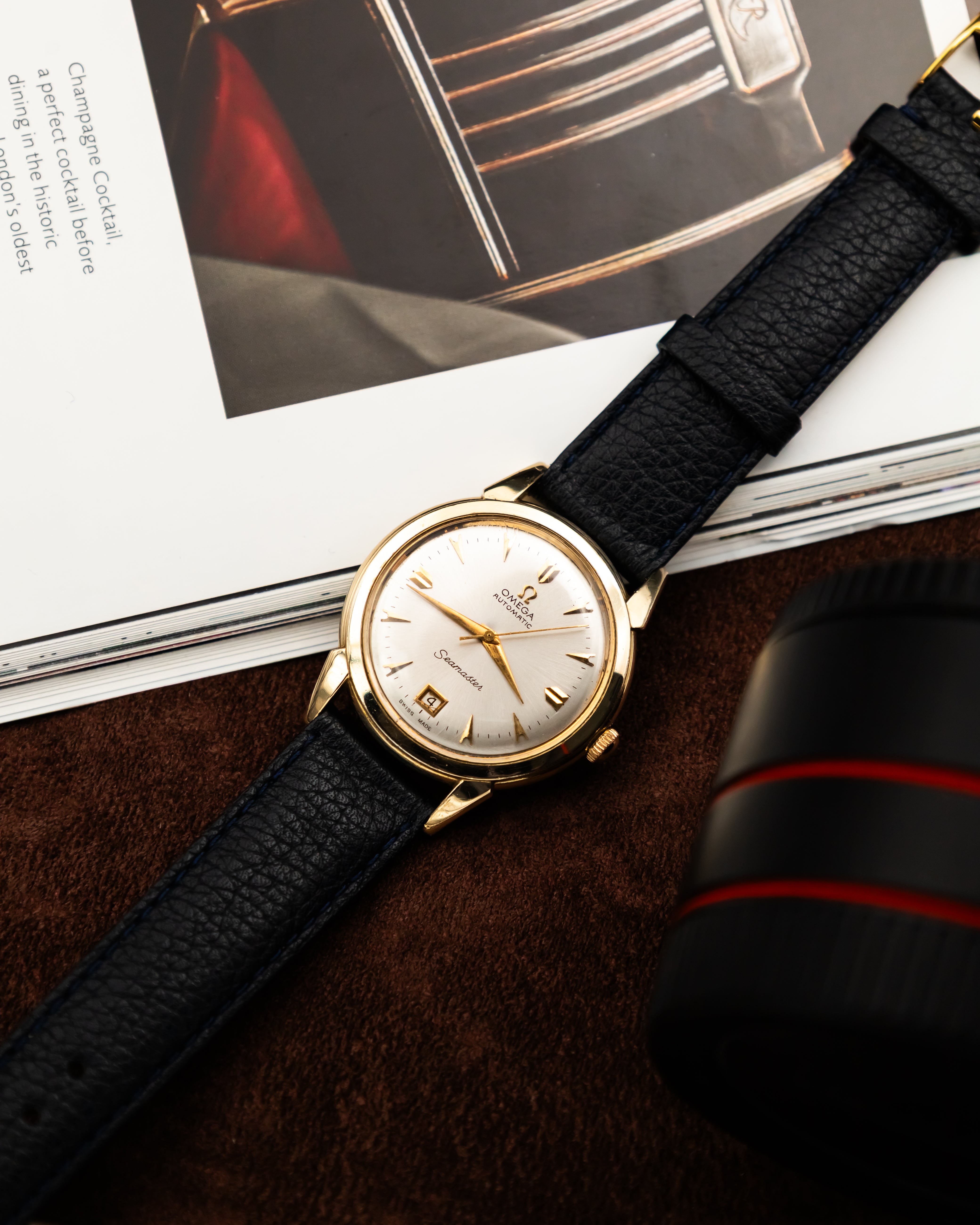 Omega E-14509 Seamaster 14K GF - Champagne Dial