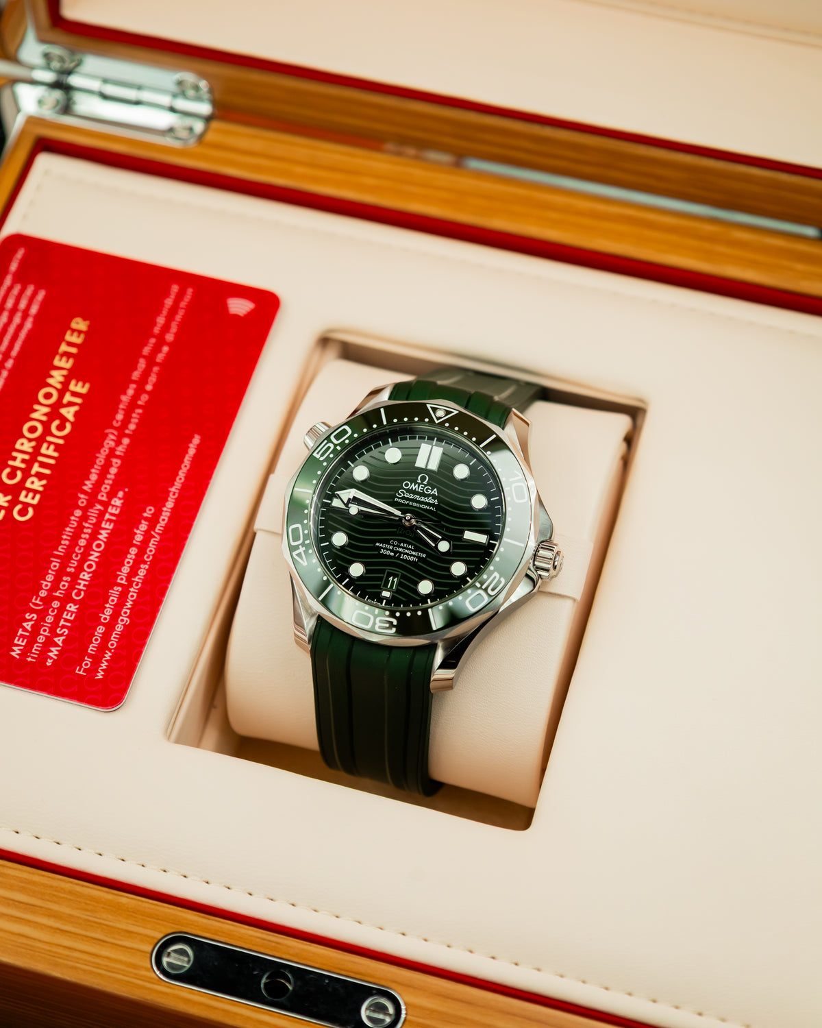 Omega Seamaster Diver 300M Co-Axial - Green Dial