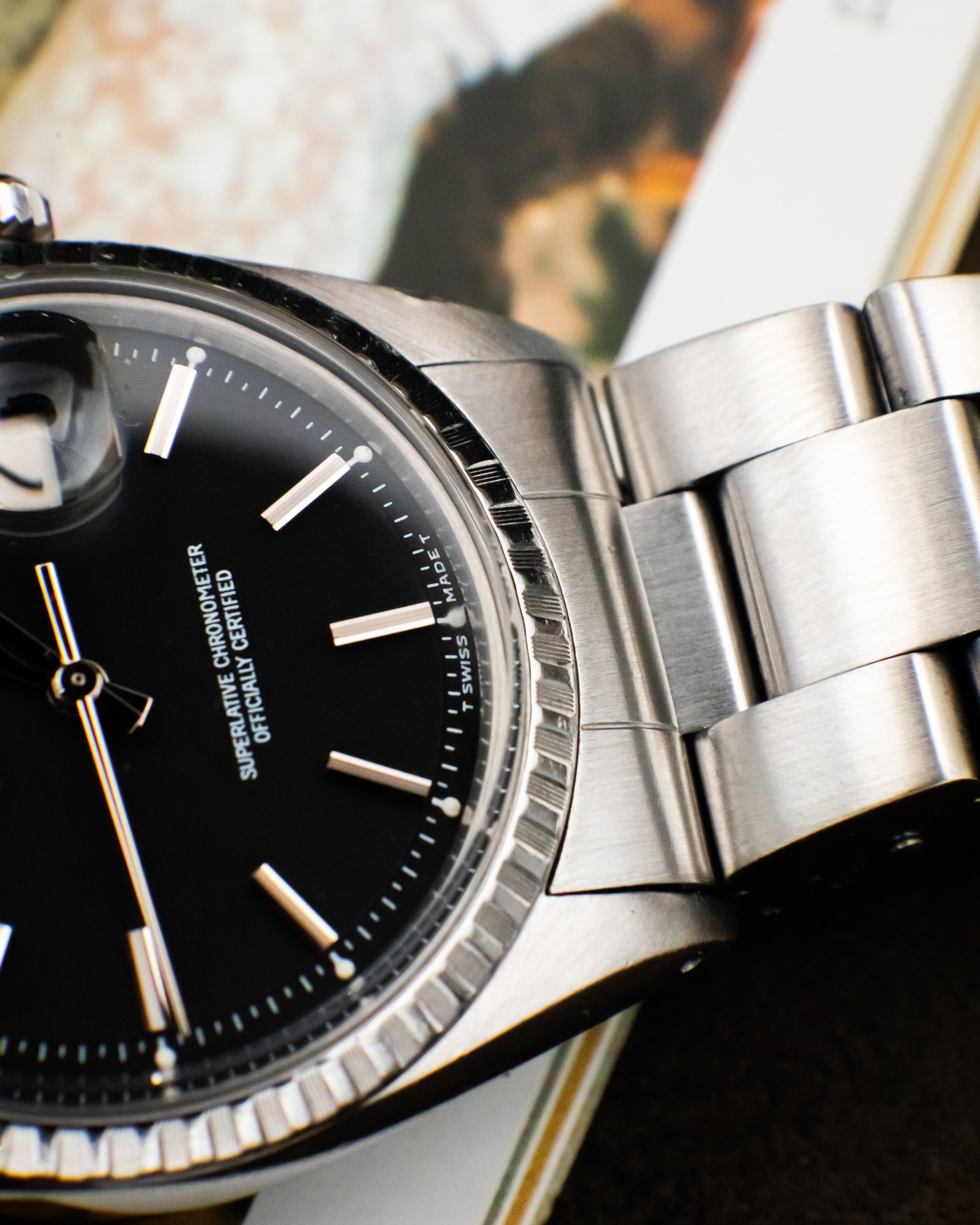 Rolex 1603 Perpetual Datejust - Black Dial