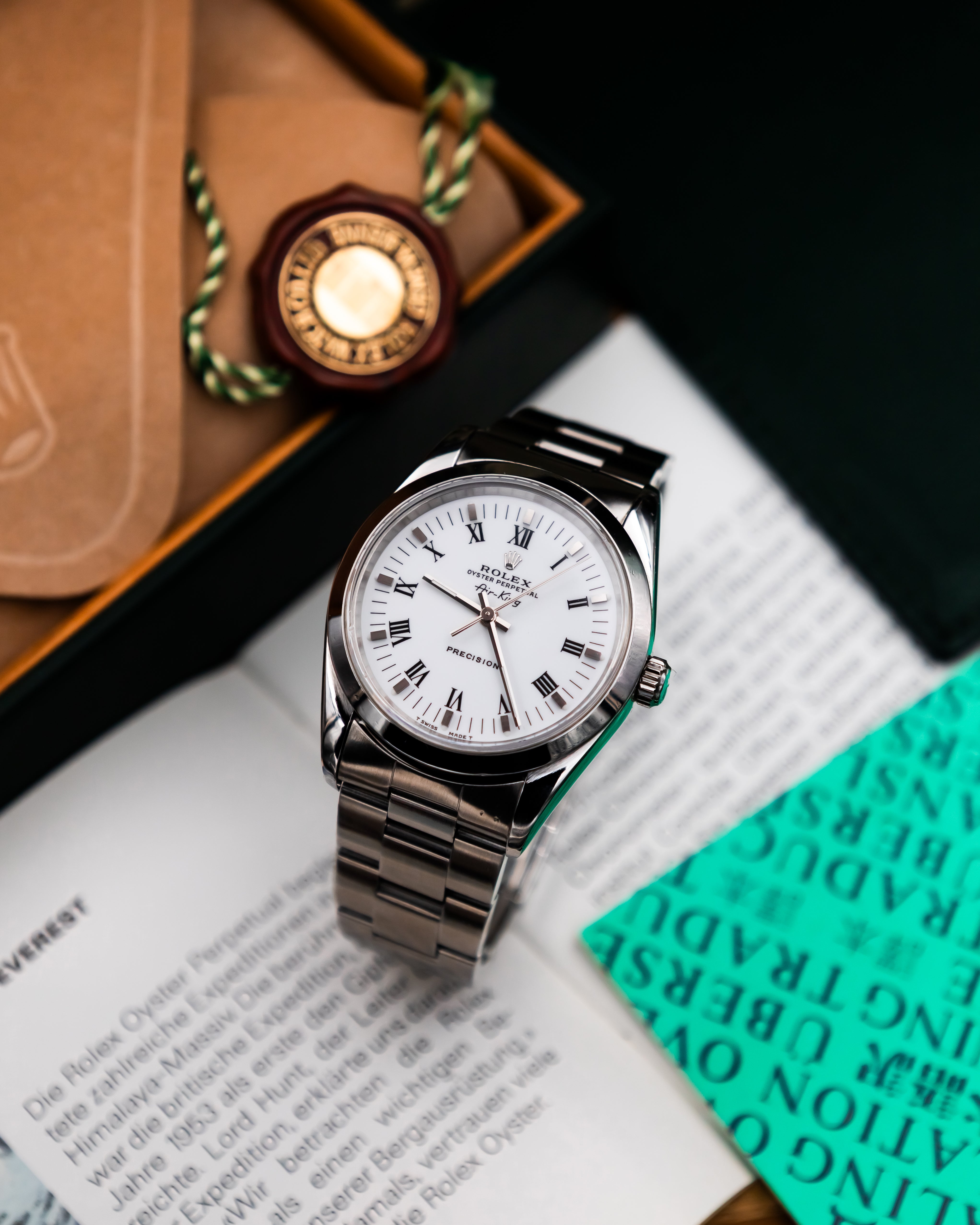 Rolex 14000 Air-king - White dial