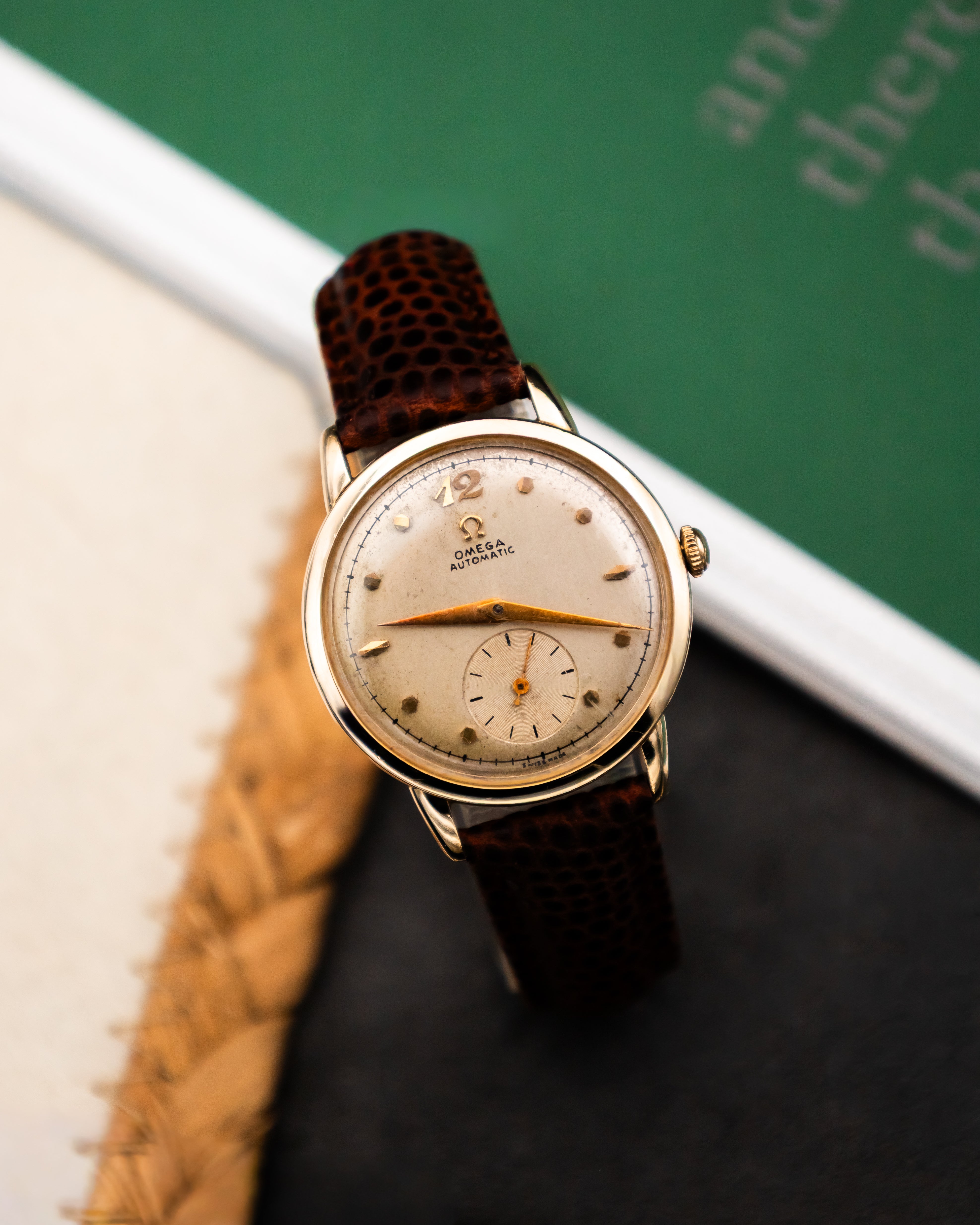 Omega F6212 Automatic Bumper - Ivory Dial