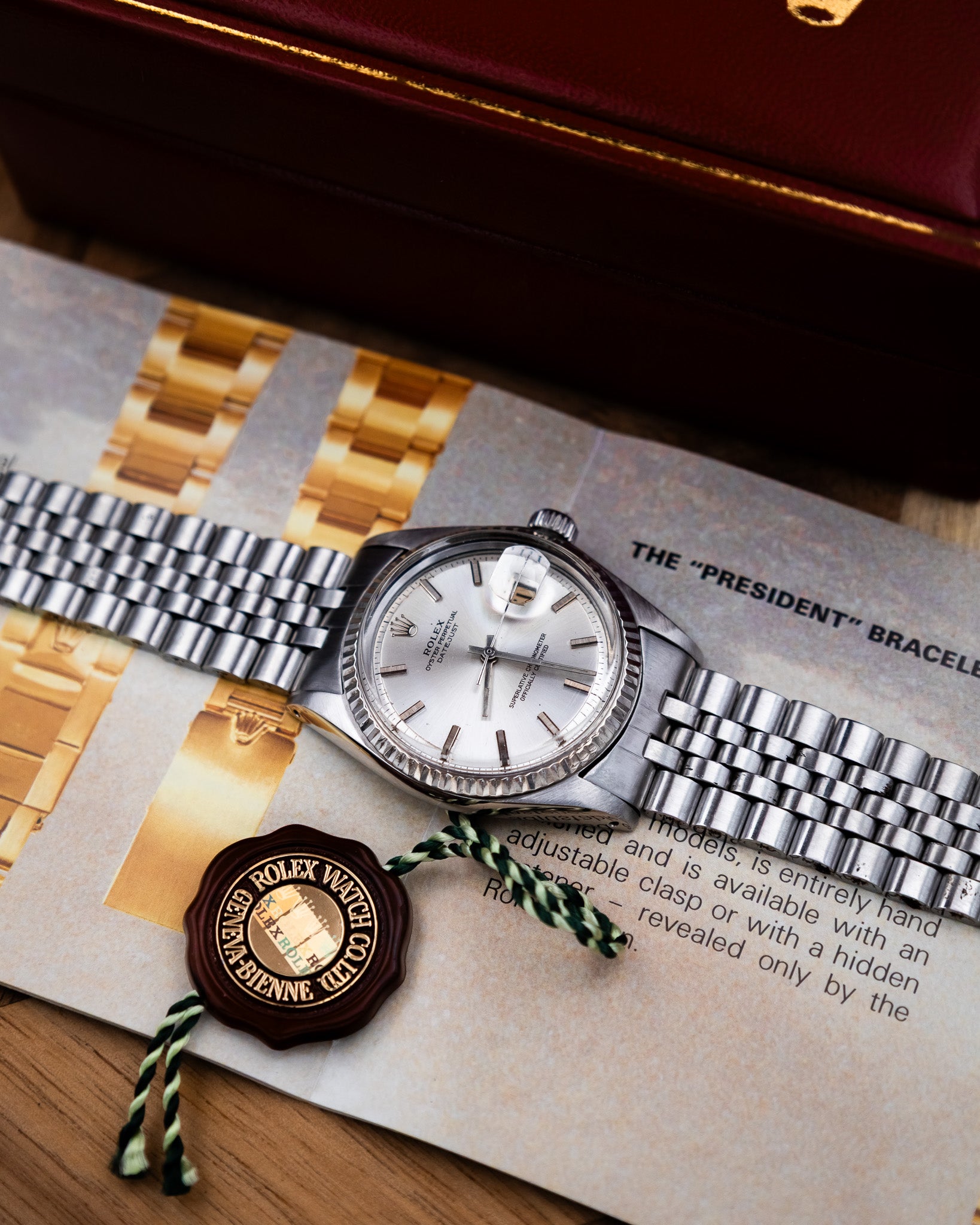 Rolex 1601 Oyster Perpetual- silver dial
