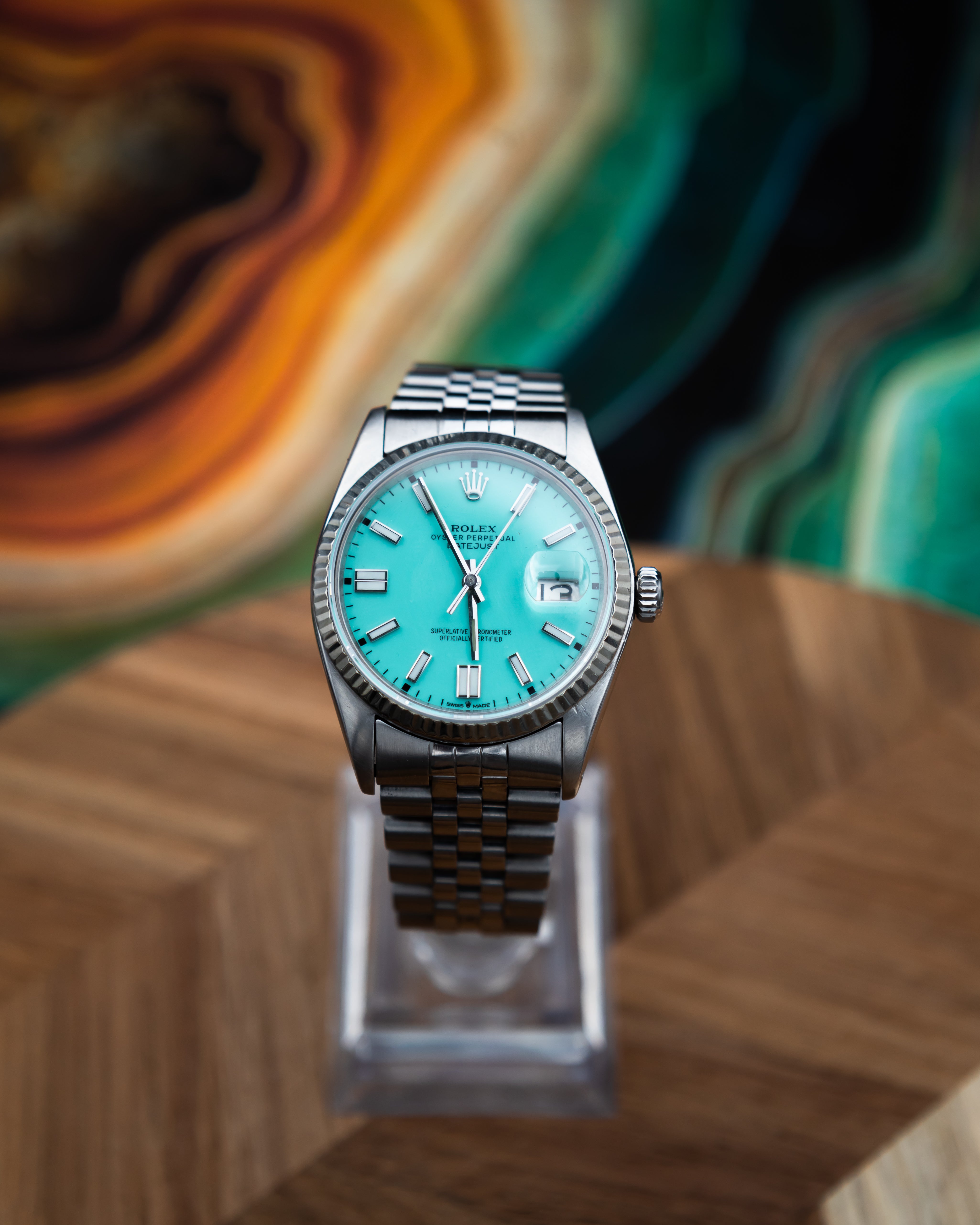Rolex 16014 Oyster Perpetual Datejust - Tiffany dial