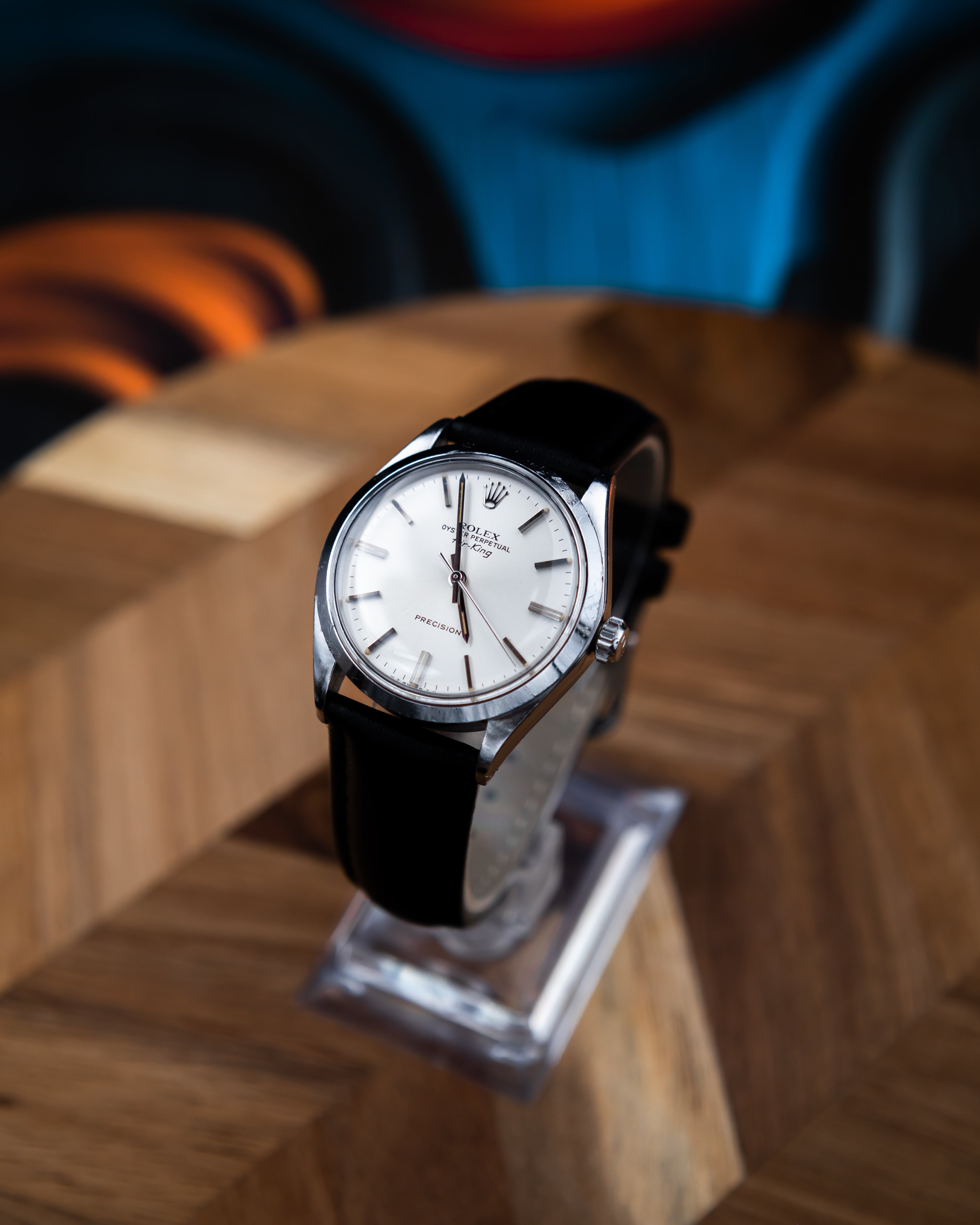 Rolex 5500 Oyster Perpetual Airking - silver dial