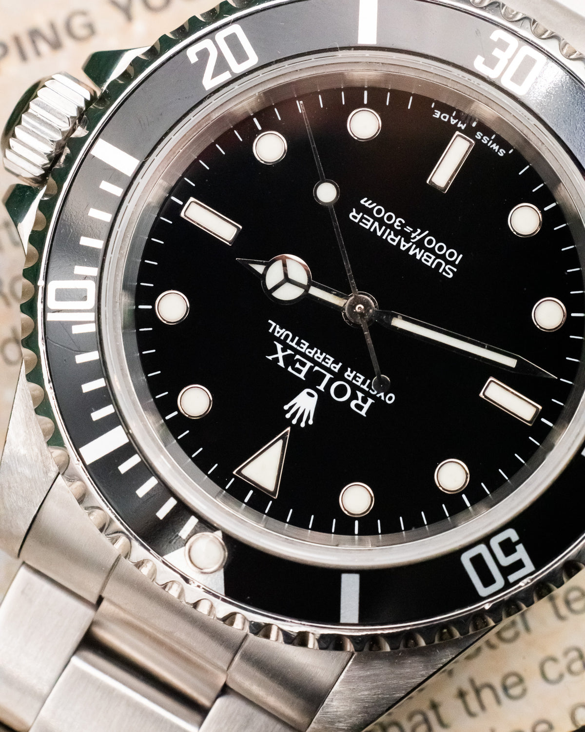 Rolex 14060 Submariner No Date - Swiss Made dial