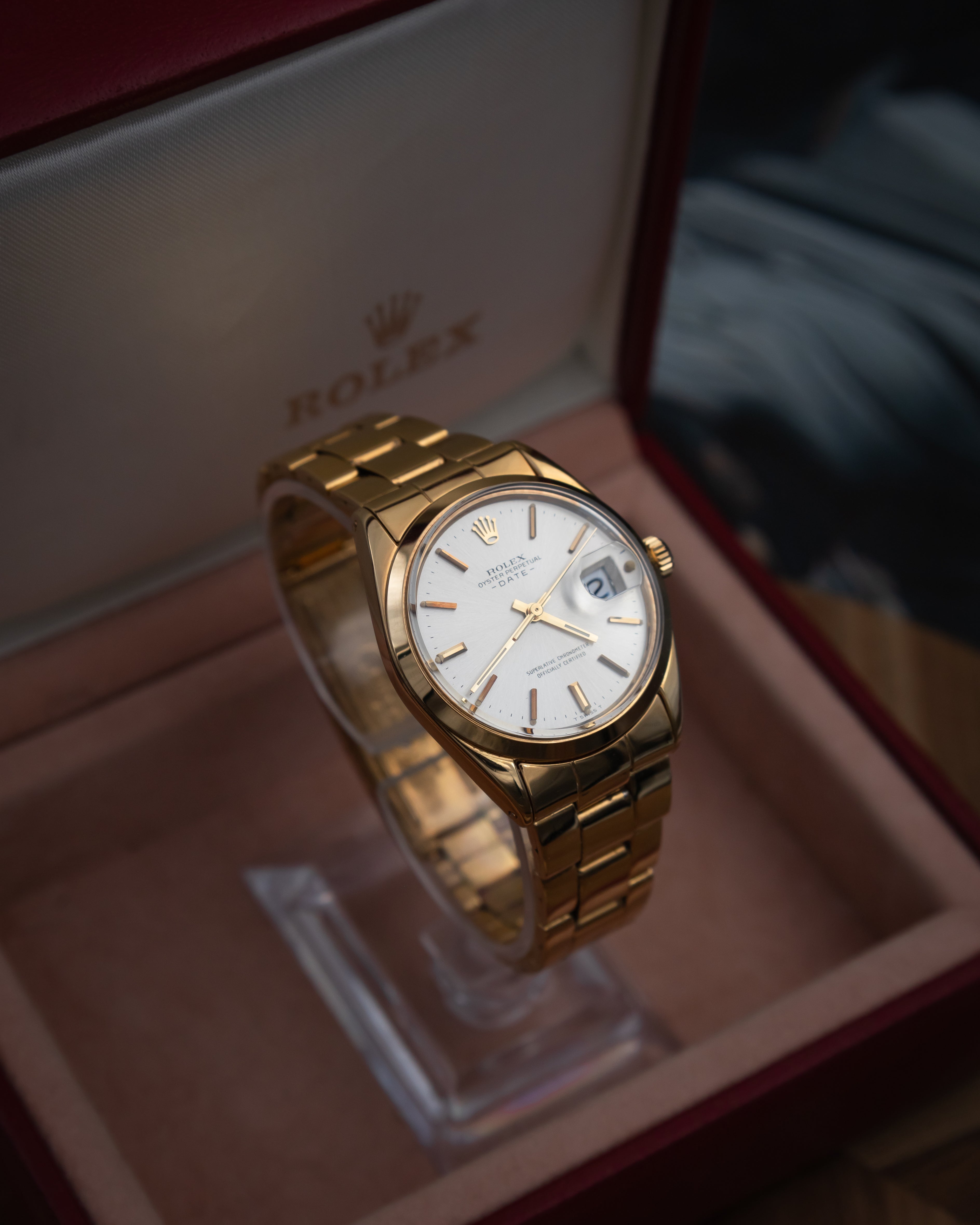 Rolex 1550 Oyster Perpetual date - Golden egg