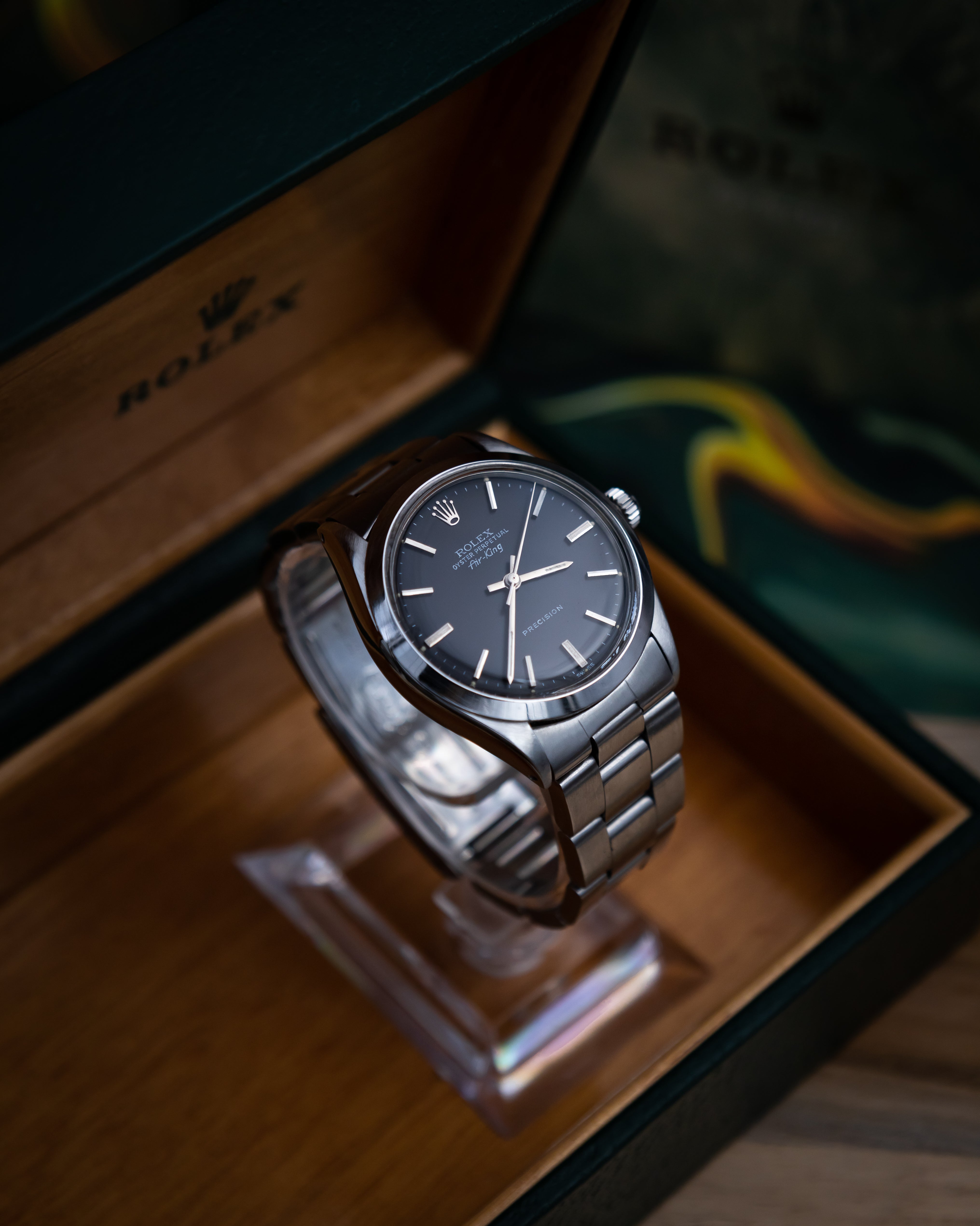 Rolex 5500 Oyster Perpetual Air-king - black dial