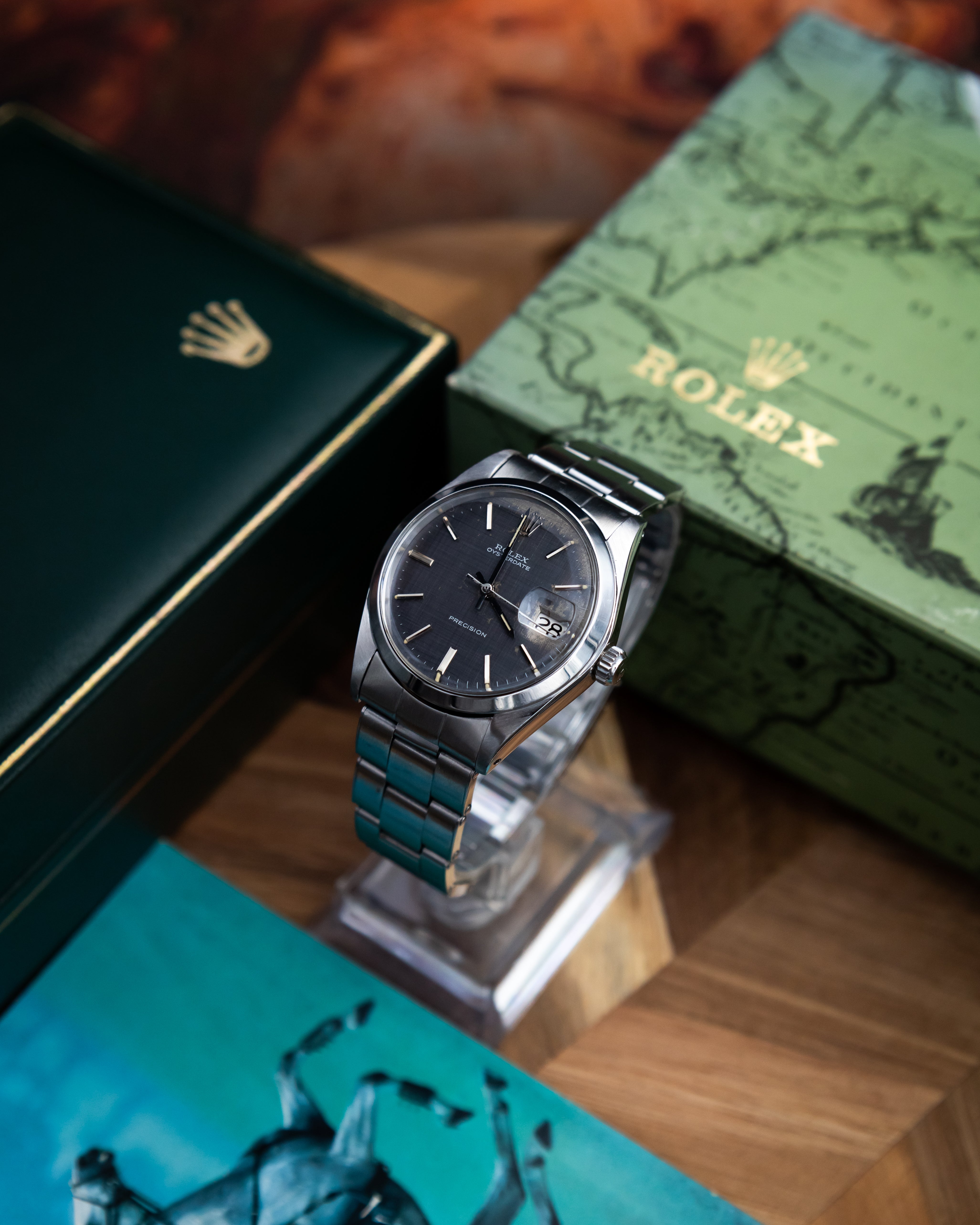 Rolex 6694 Oysterdate - linen sigma dial