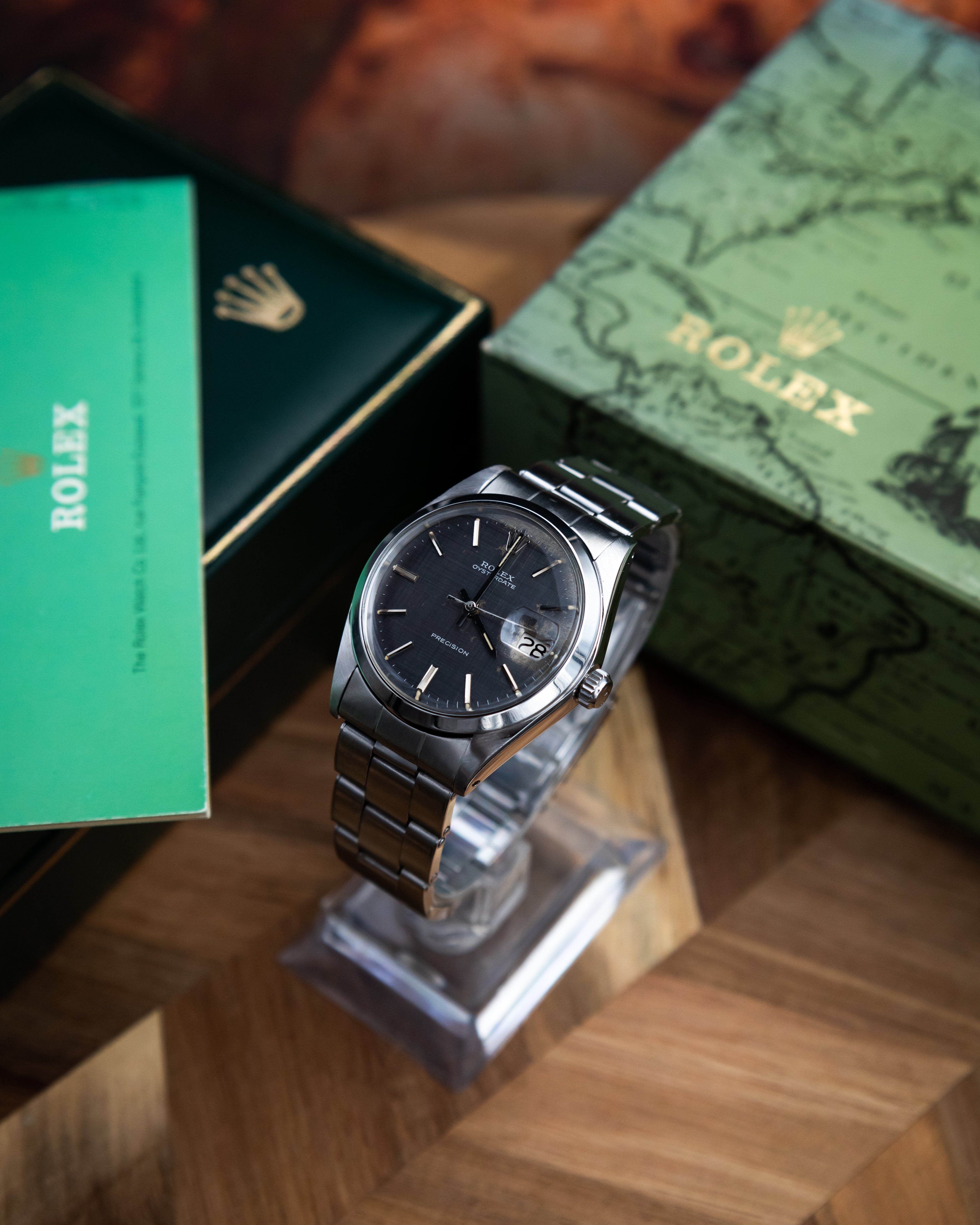 Rolex 6694 Oysterdate - linen sigma dial
