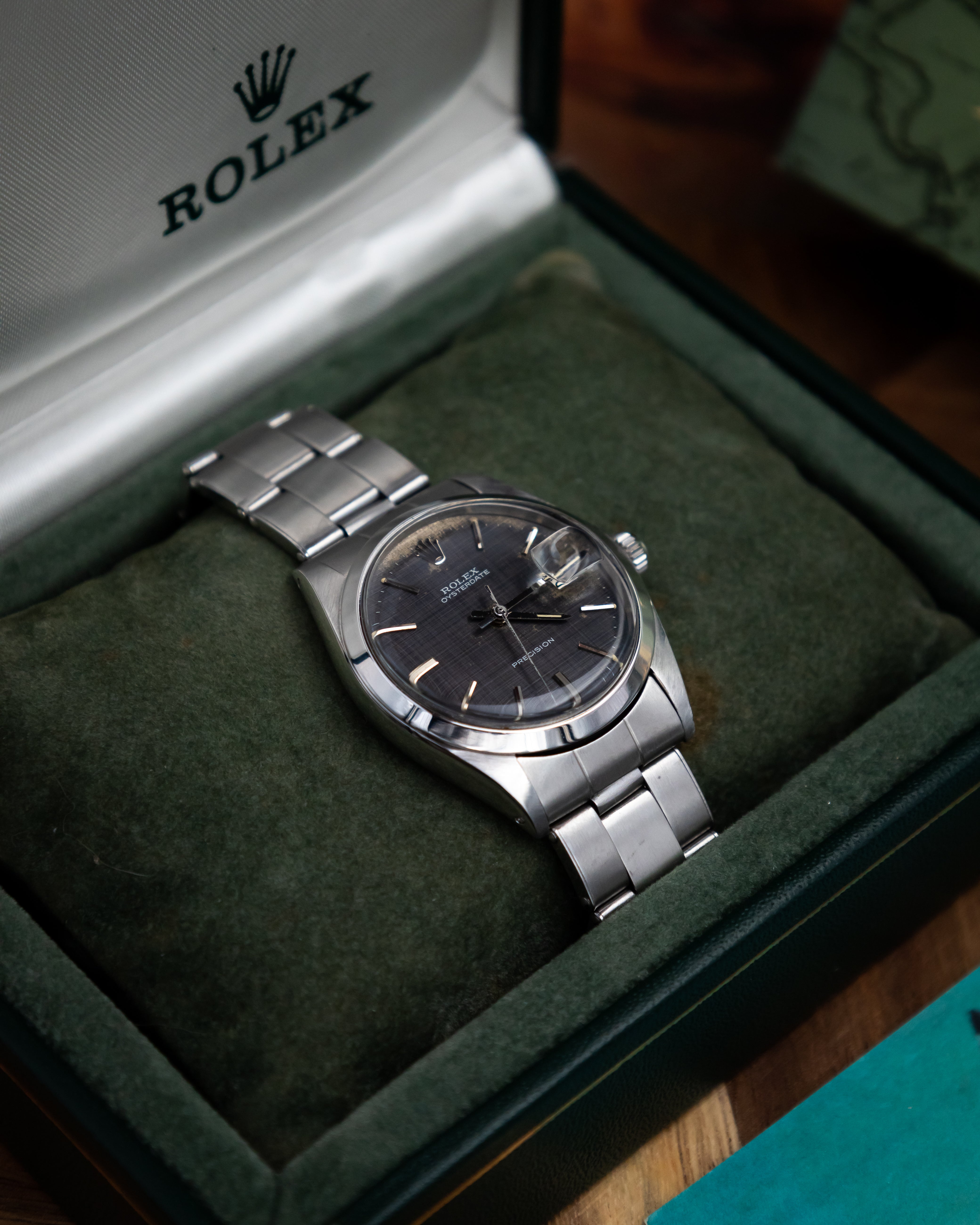 Rolex 6694 Oysterdate - linen sigma dial